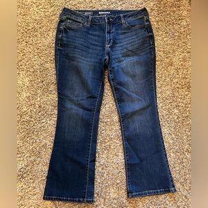 Sonoma Dark Blue Flare Women's Jeans